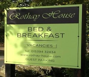 Rothay House sign